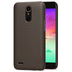 Cover Plastica Rigida Opaca per LG K10 (2017) Marrone