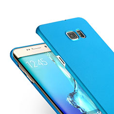 Cover Plastica Rigida Opaca per Samsung Galaxy S6 Edge+ Plus SM-G928F Cielo Blu