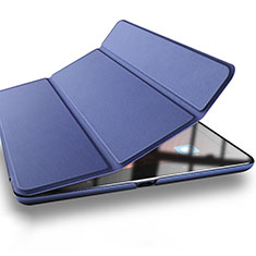 Cover Portafoglio In Pelle con Supporto L03 per Xiaomi Mi Pad 3 Blu
