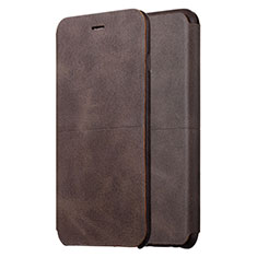 Cover Portafoglio In Pelle con Supporto L04 per Apple iPhone 6 Marrone