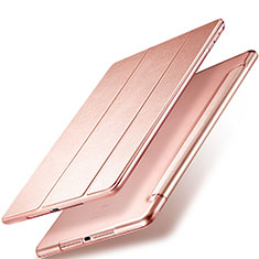 Cover Portafoglio In Pelle con Supporto per Apple New iPad 9.7 (2017) Oro Rosa