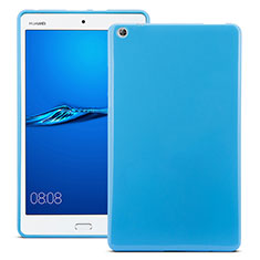 Cover Silicone Morbida Lucido per Huawei MediaPad M3 Blu
