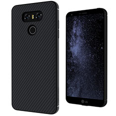 Cover Silicone Morbida Spigato per LG G6 Nero