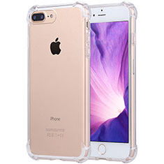 Cover Silicone Trasparente Ultra Sottile Morbida H03 per Apple iPhone 8 Plus Chiaro