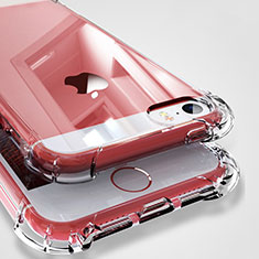 Cover Silicone Trasparente Ultra Sottile Morbida H04 per Apple iPhone 5 Chiaro