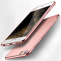 Cover Silicone Trasparente Ultra Sottile Morbida H09 per Apple iPhone 6 Plus Rosa