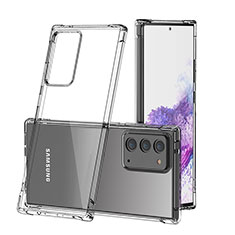 Cover Silicone Trasparente Ultra Sottile Morbida K04 per Samsung Galaxy Note 20 5G Chiaro