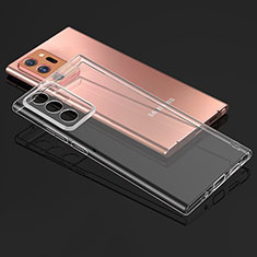 Cover Silicone Trasparente Ultra Sottile Morbida K05 per Samsung Galaxy Note 20 Ultra 5G Chiaro
