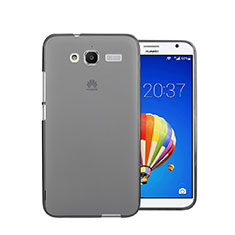 Cover Silicone Trasparente Ultra Sottile Morbida per Huawei Ascend GX1 Grigio