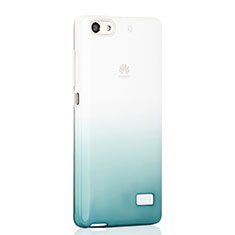 Cover Silicone Trasparente Ultra Sottile Morbida Sfumato per Huawei G Play Mini Verde