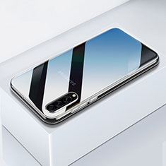 Cover Silicone Trasparente Ultra Sottile Morbida T02 per Samsung Galaxy A50 Chiaro