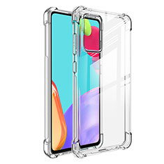 Cover Silicone Trasparente Ultra Sottile Morbida T02 per Samsung Galaxy A72 4G Chiaro