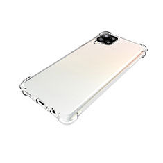 Cover Silicone Trasparente Ultra Sottile Morbida T02 per Samsung Galaxy M12 Chiaro