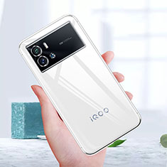 Cover Silicone Trasparente Ultra Sottile Morbida T02 per Vivo iQOO 9 Pro 5G Chiaro