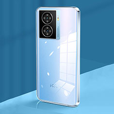 Cover Silicone Trasparente Ultra Sottile Morbida T02 per Vivo iQOO Z7x 5G Chiaro