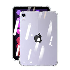 Cover Silicone Trasparente Ultra Sottile Morbida T03 per Apple iPad Mini 6 Chiaro