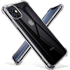 Cover Silicone Trasparente Ultra Sottile Morbida T03 per Apple iPhone 11 Chiaro