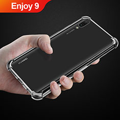 Cover Silicone Trasparente Ultra Sottile Morbida T03 per Huawei Enjoy 9 Chiaro