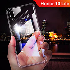Cover Silicone Trasparente Ultra Sottile Morbida T03 per Huawei Honor 10 Lite Chiaro