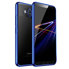 Cover Silicone Trasparente Ultra Sottile Morbida T03 per Huawei Mate 10 Blu