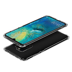 Cover Silicone Trasparente Ultra Sottile Morbida T03 per Huawei Mate 20 Chiaro