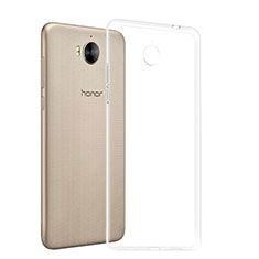 Cover Silicone Trasparente Ultra Sottile Morbida T03 per Huawei Y6 (2017) Chiaro