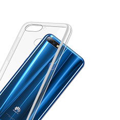 Cover Silicone Trasparente Ultra Sottile Morbida T03 per Huawei Y7 (2018) Chiaro