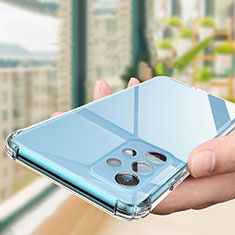 Cover Silicone Trasparente Ultra Sottile Morbida T03 per Samsung Galaxy A52s 5G Chiaro