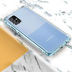 Cover Silicone Trasparente Ultra Sottile Morbida T03 per Samsung Galaxy A71 4G A715 Chiaro
