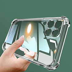 Cover Silicone Trasparente Ultra Sottile Morbida T03 per Samsung Galaxy F22 4G Chiaro