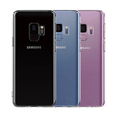 Cover Silicone Trasparente Ultra Sottile Morbida T03 per Samsung Galaxy S9 Chiaro