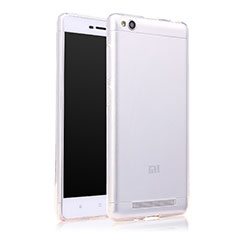 Cover Silicone Trasparente Ultra Sottile Morbida T03 per Xiaomi Redmi 3 Chiaro