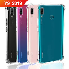 Cover Silicone Trasparente Ultra Sottile Morbida T05 per Huawei Y9 (2019) Chiaro