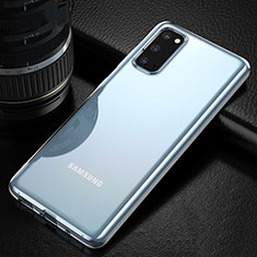 Cover Silicone Trasparente Ultra Sottile Morbida T05 per Samsung Galaxy S20 5G Chiaro