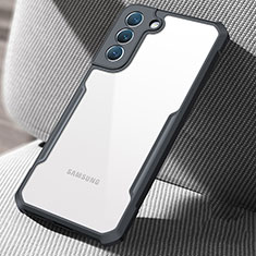Cover Silicone Trasparente Ultra Sottile Morbida T05 per Samsung Galaxy S21 FE 5G Nero
