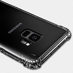Cover Silicone Trasparente Ultra Sottile Morbida T05 per Samsung Galaxy S9 Chiaro