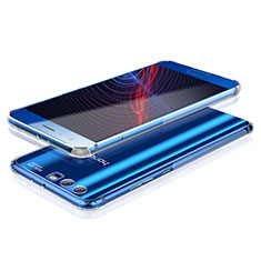 Cover Silicone Trasparente Ultra Sottile Morbida T10 per Huawei Honor 9 Argento