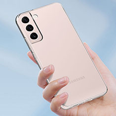 Cover Silicone Trasparente Ultra Sottile Morbida T10 per Samsung Galaxy S20 5G Chiaro