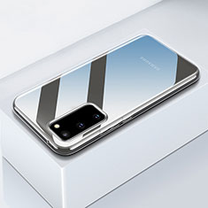Cover Silicone Trasparente Ultra Sottile Morbida T11 per Samsung Galaxy S20 Chiaro