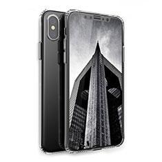 Cover Silicone Trasparente Ultra Sottile Morbida T17 per Apple iPhone X Chiaro