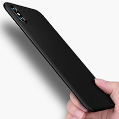Cover Silicone Ultra Sottile Morbida M01 per Apple iPhone Xs Nero