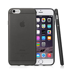 Cover Silicone Ultra Sottile Morbida Opaca per Apple iPhone 6 Grigio