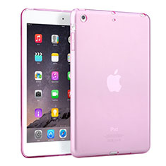 Cover TPU Trasparente Ultra Sottile Morbida per Apple iPad Mini 2 Rosa