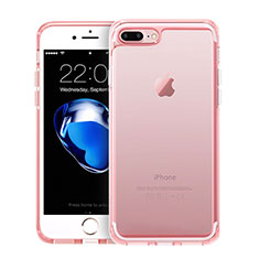 Cover TPU Trasparente Ultra Sottile Morbida per Apple iPhone 7 Plus Rosa