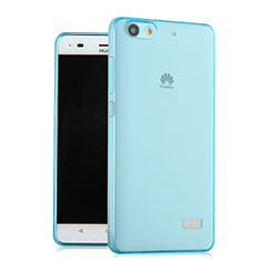 Cover TPU Trasparente Ultra Sottile Morbida per Huawei G Play Mini Blu