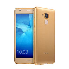 Cover TPU Trasparente Ultra Sottile Morbida per Huawei GR5 Mini Oro