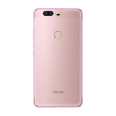 Cover TPU Trasparente Ultra Sottile Morbida per Huawei Honor V8 Rosa