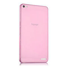 Cover TPU Trasparente Ultra Sottile Morbida per Huawei MediaPad X2 Rosa