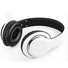 Cuffia Auricolare Bluetooth Stereo Senza Fili Sport Corsa H69 per Xiaomi Poco C40 Bianco