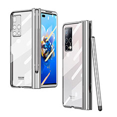 Custodia Crystal Trasparente Rigida Cover ZL2 per Huawei Mate X2 Argento